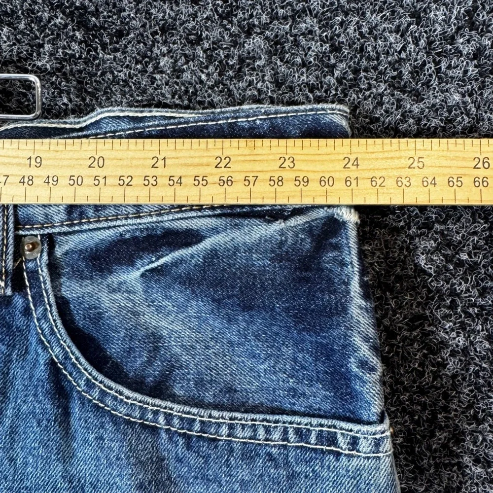 Levi's 559 Relaxed Straight Jeans Mens 48x32 Blue Medium Wash Big & Tall NEW